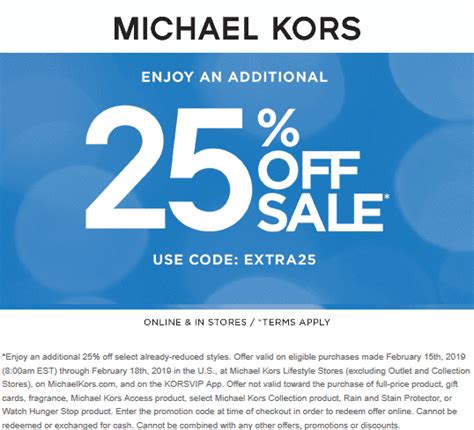 cupon descuento michael kors|michael kors first order promo code.